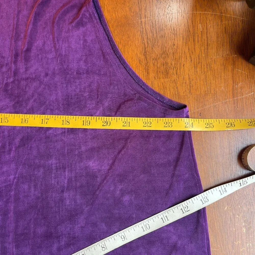 Stijfselkissie Marijke Benedict Sleeveless Open Front Tunic Women L Slinky Artsy